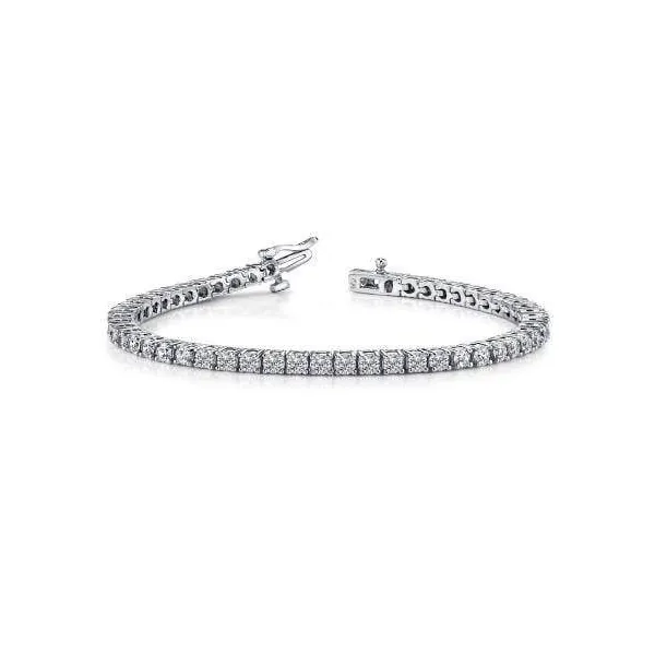 Princess Tennis Bracelet 5.00ct